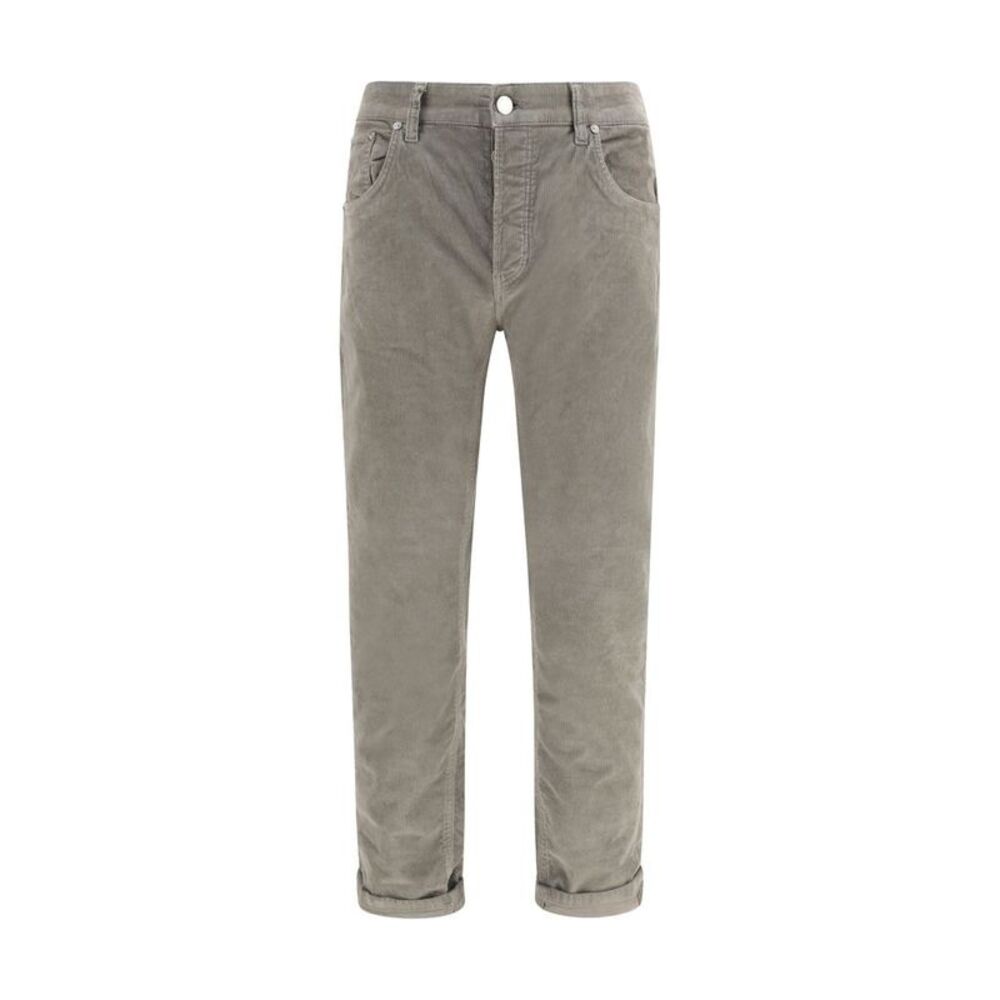 PT Torino Gray Cotton Casual Men's Pants